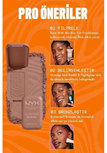 Nyx Professional Makeup Buttermelt Bronzer 02 All Buttad Up