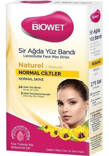 Biowet Normal Ciltler Sir Ağda Yüz Bandı 27'li
