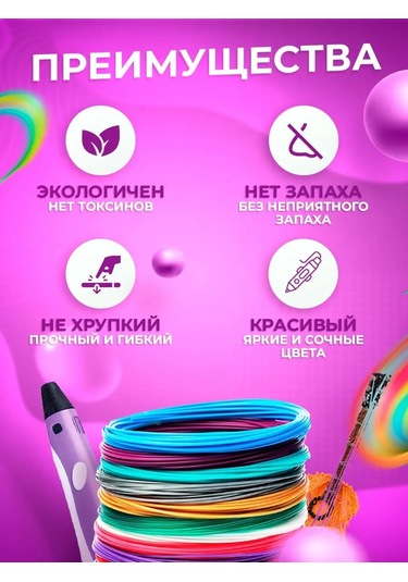 Creotoy 3d Kalem İçin Plastik, 3d Kalem Ucu Seti 162191766