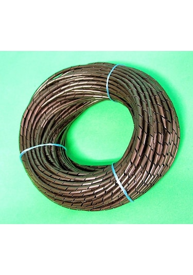 Kablo Sarma Toplama Spirali No 4- 14 Mm Spiral Siyah Rulo 50 M