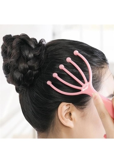 Çok Fonksiyonlu 5 Uçlu Bilyeli Baş Boyun Bacak Kol Masaj Alet Rahatlatıcı Kafa Masaj Aparatı - As14yt0014myu Çok Renkli