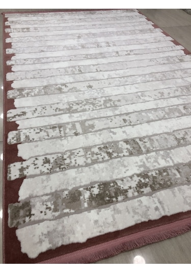 Dinarsu Halı Tarz 150X233 Ta003-065 Krem Pembe Vizon 4 M2 Halı !