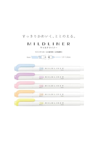 Zebra Mildliner Fosforlu Kalem Seti 5c-yc-n Pembe