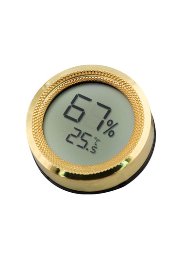 Çelik Hygrometer Dijital Puro Kutusu Sıcaklık ve Nem Ölçer Ra53sr