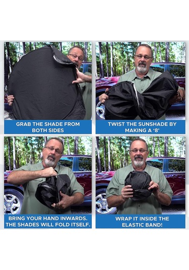 Araba Ön Cam Güneşliği - Uv Işınlarını Engeller Güneşlik Koruyucu, Ön Cam Güneşlikleri, Katlanabilir Araba Güneşliği Ön Cam Newway 150 70cm