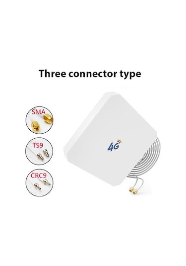 Geeroyoo "35db 4g Sinyal Yükseltici - 2 Metre Ts9 Bağlantılı Geniş Bant Anten"