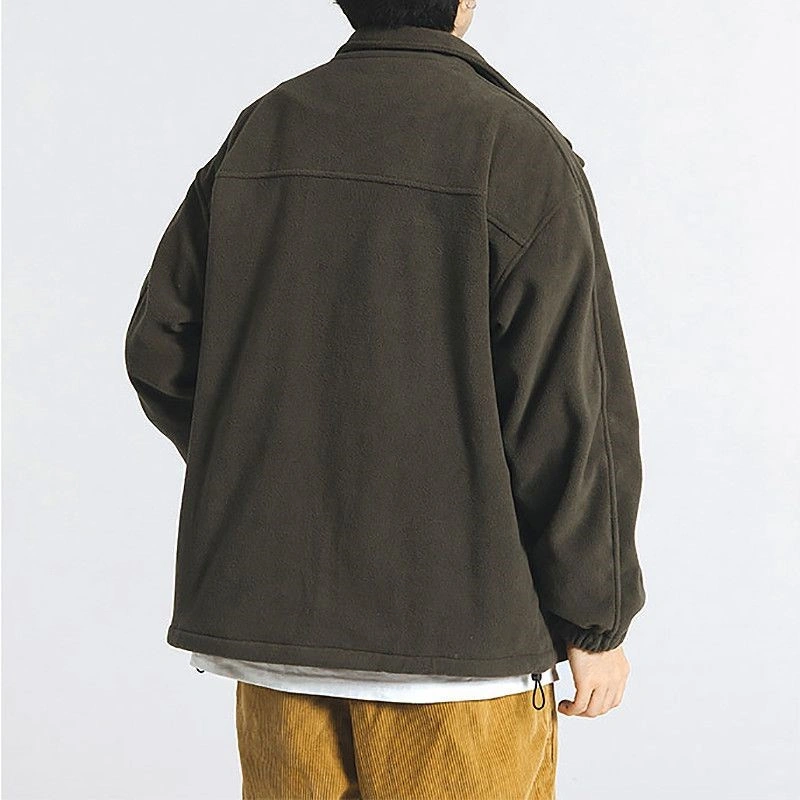 Snapbuy Rahat Kesim Erkek Polar Ceket Yeşil