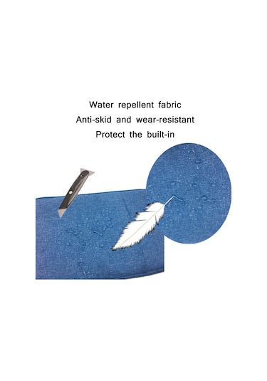 Macbook/Xiaomi 11/13 İçin Laptop Çantası 15.6 - 17 İnç Mavi 15.6 .17 inch