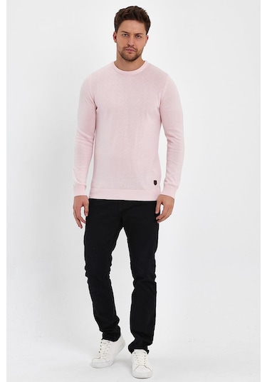 Alexandergardı Bisiklet Yaka Triko Kazak, Pembe E20-18907 001