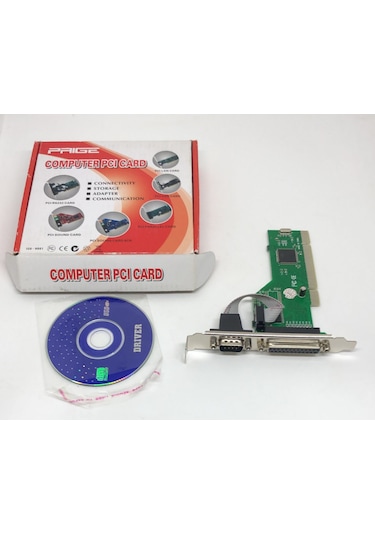 Prıge Pcı 1 Port Rs232 - 1 Port Paralel Kart
