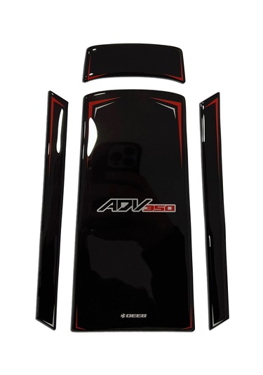 Honda Adv 350 2023-2025 Uyumlu Deeb Tank Pad Set Kırmızı