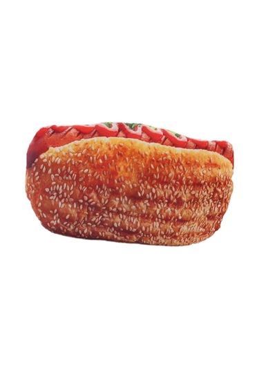 Suntek Atma Yastık Simülasyonu Yemek Şekli Ekmek-sosis Çok Renkli