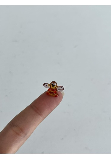 El Yapımı Mini Murano Cam Arı Biblo A132-06