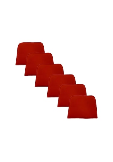 Knsz sırt minderi 6 lı mazlum krm suni deri cırtlı tel sandalyesi sırtı için