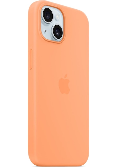 İphone 15 Kılıfı Magsafe Çizilmeye Karşı Korumalı Silikon Kılıf Gri Yeşil İphone 15 İle Uyumlu