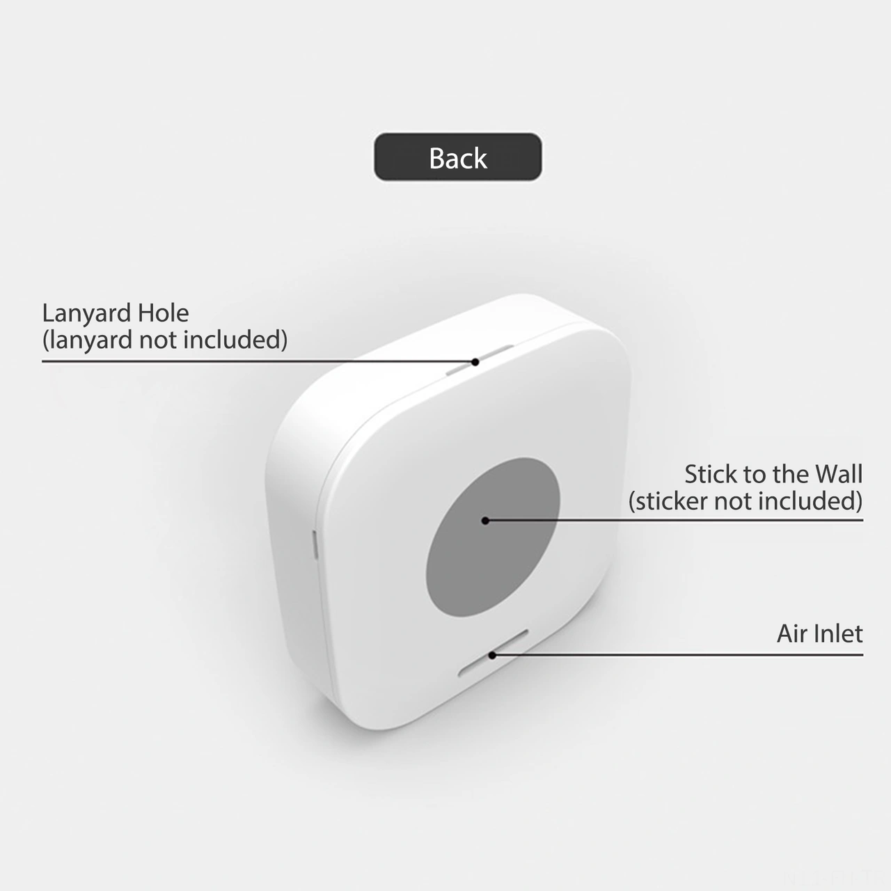 Folinda Beyaz Mini El Tipi Dijital Sicaklık Ve Nem Ölçer - Ev Ofis İçin Gerçek Zamanlı Lcd Ölçüm Aleti Cr2032 Pil Dahil