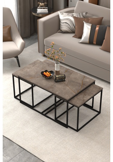 Tv Sehpası Tv Ünitesi Atlantik Çam Antrasit Gold 160 Cm Linya 5040 Çok Renkli