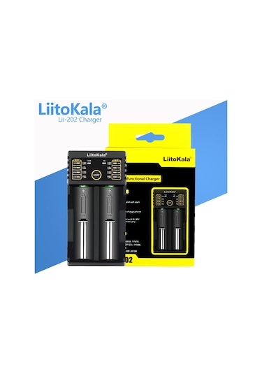 Conventions1 Liitokala Lii-202 18650 Şarj Cihazı