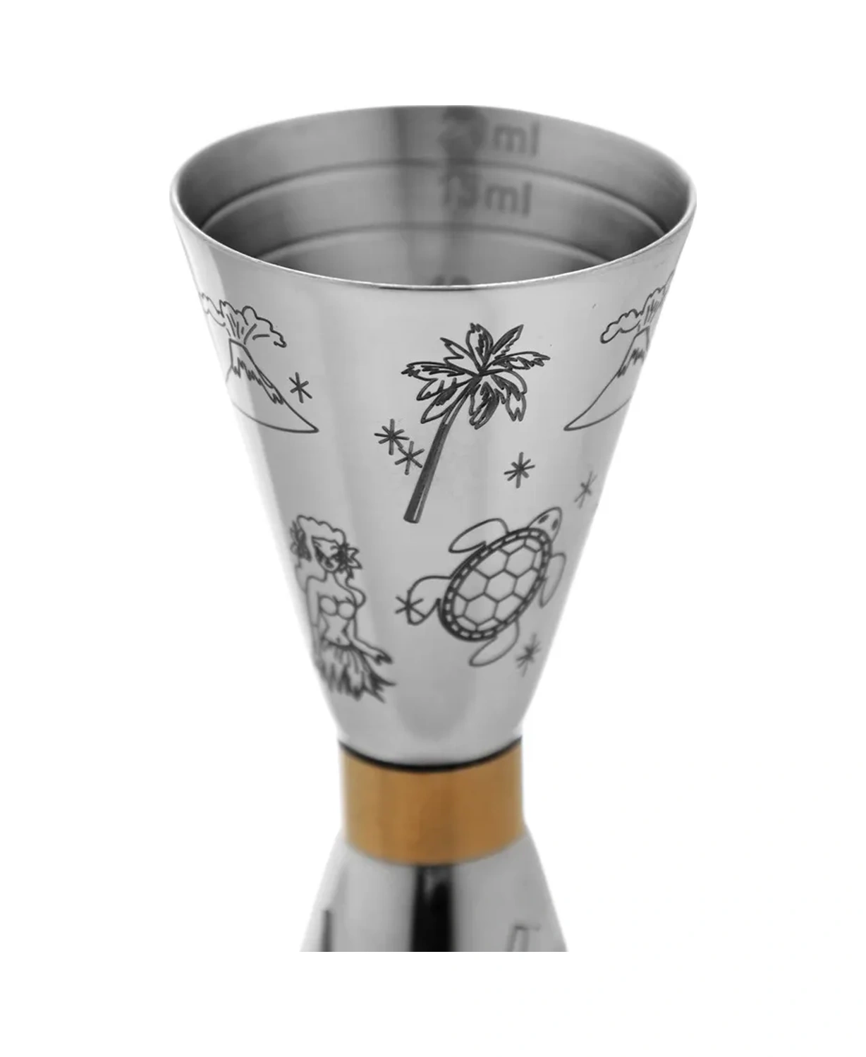 Olin & Korr Tikalı Ve Oymalı Jigger Bar Mıhvası 25/50ml "tiki" Kazığı 156511112