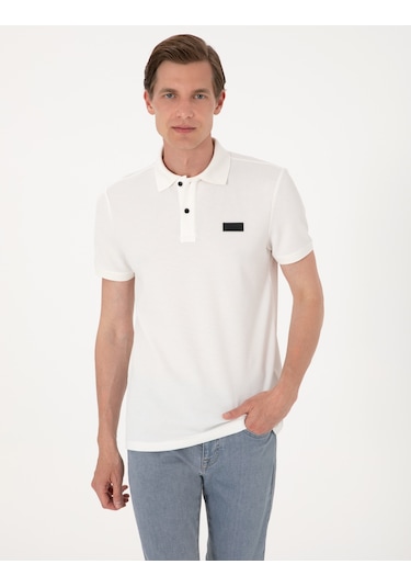 Pierre Cardin Erkek Beyaz Tişört 50309959-vr013 Beyaz