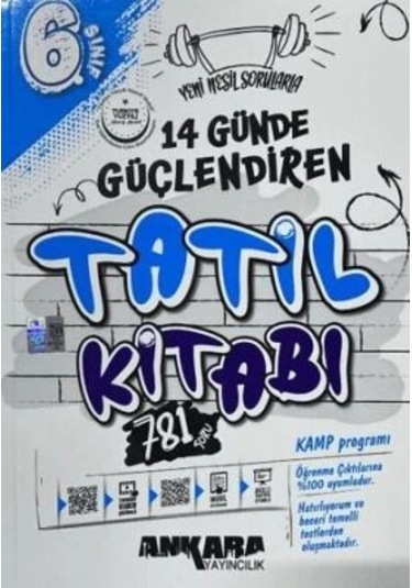6.sınıf 14 Günde Güçlendiren Tatil Kitabı Ankara Yayın