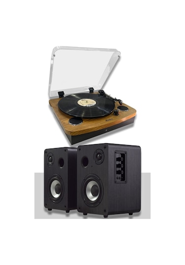 Midex MTX-256S Bluetooth USB Nostaljik Pikap Hoparlör Ses Sistemi Seti