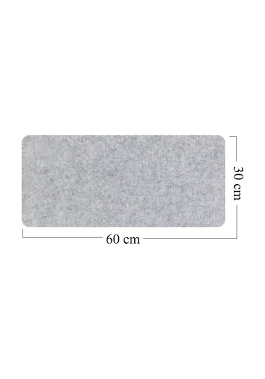 Mousepad Masa Üstü Koruyucu 3mm Keçe Klavye Pc Notebook Altı N