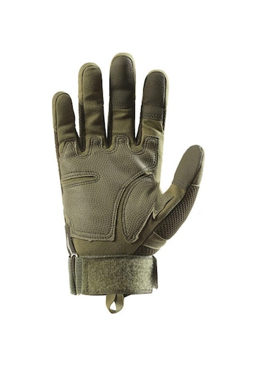 Single Sword Eklem Koruyucu Tam Parmak Motorcu Ve Bisiklet Eldiveni M-haki