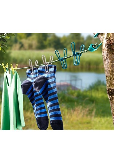 Ferrino Elastik Çamaşır Ipi Çok Renkli