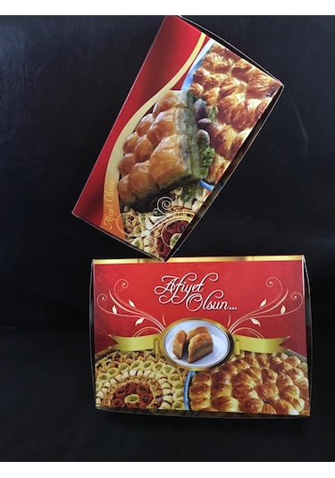 Baklava Kutusu 1000 Gr 100 Lü