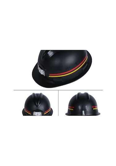 Novahub Madencilik Güvenlik Kaskı Abs, Led Farlı, Anti-statik, Alev Geciktirici, Inşaat Ve Madencilik İçin