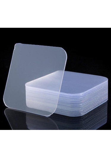 Şeffaf Çift Taraflı Bant Nano Sihirbaz Bant Duvara Yapıştırılan Isıya Dayanıklı Su Geçirmez 20pcs