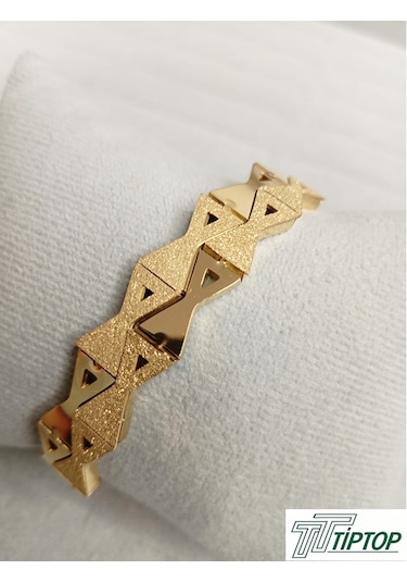 Kelebek Model Gold Renk Kelepçe Bileklik Gold