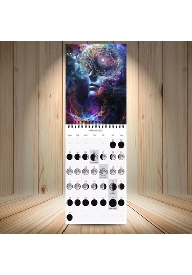 Ay Evreleri Takvimi 2025 12 Aylık Ay Evreleri Duvar Takvimi