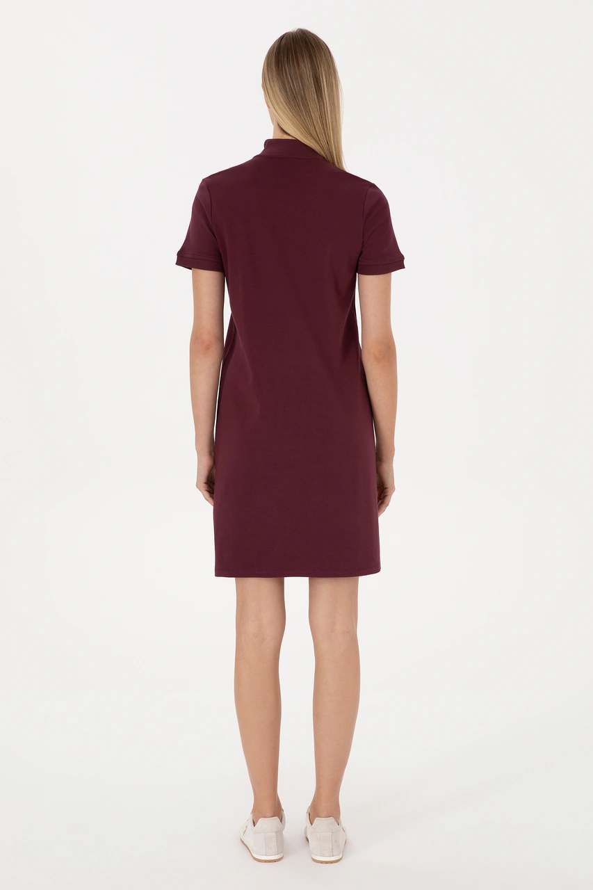 U.s. Polo Assn. Kadın Plum Elbise Örme 50314216-vr177 New Plum
