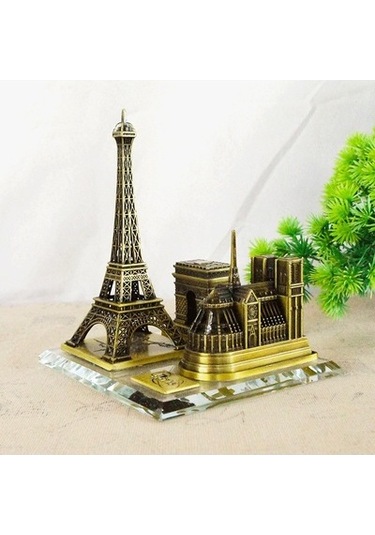 Lijinxu Magideal Kule Heykeli Bina Modeli Yaratıcı Paris Temalı Bronz