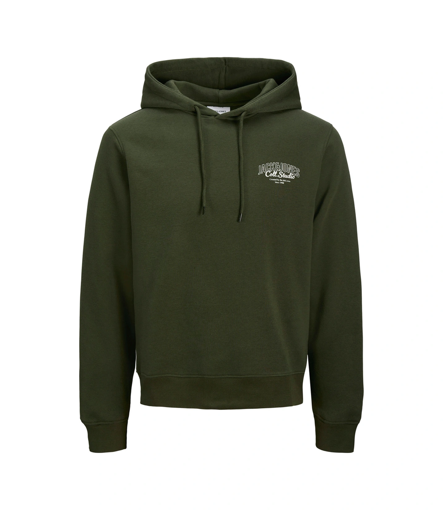 Jack & Jones Jjmakoto Sweat Hood Haki Erkek Sweatshirt Haki