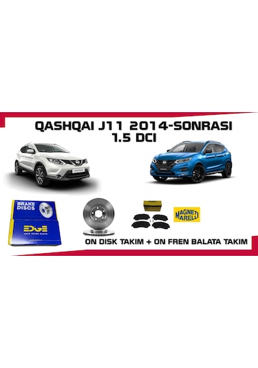 Qashqaı Ön Fren Dıskı Ve Balatası Takım Garantılı