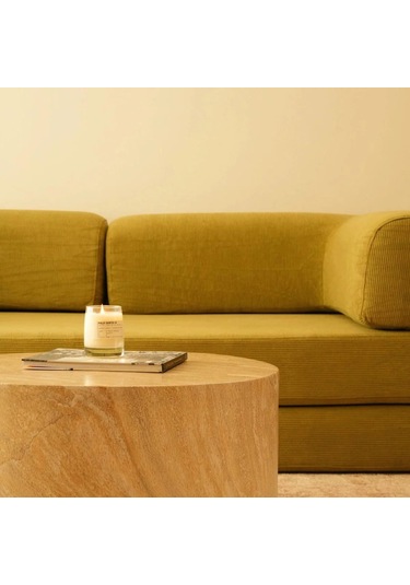 Nova Serisi Kanepe Pratik, Yer Yatağı, Dayanıklı, Bondex Sünger 200x200 Hardal