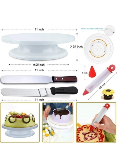 Bloomnest 73 Parça Profesyonel Kek Ve Cupcake Dekorasyon Seti - Pişirme Malzemeleri Pikap Standı Diğer