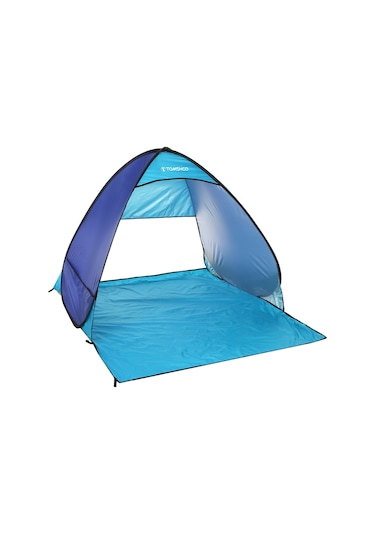 Tomshoo-otomatik Anında Açılır Plaj Çadırı Hafif Açık Y18346bl Mavi