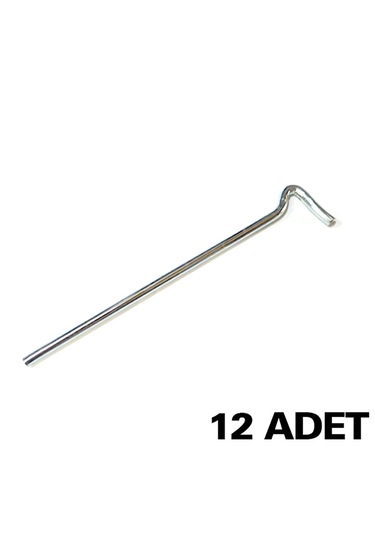 Çadır Kazığı Kalın 12 Adet Gri