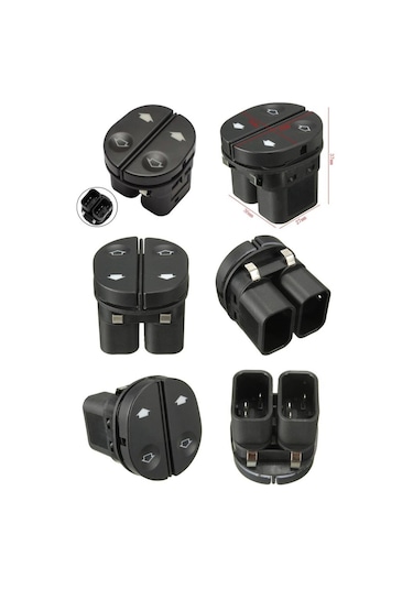 Ford Connect Fiesta Ka Cam Düğmesi İkili