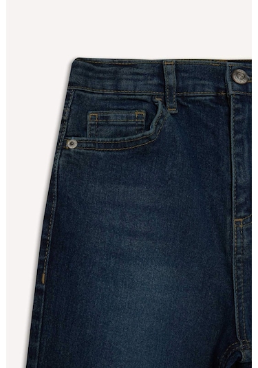 Defacto Erkek Çocuk Straight Fit Düz Paça Jean Pantolon F0455a825aunm41 Yeşil