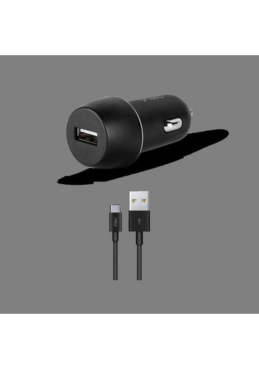 Ttec SmartCharger 2.1A Araç Şarj Aleti ve Type-C Kablo Siyah - 2CKS20CS
