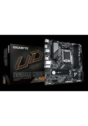 Gigabyte B650M D3HP DDR5 7600MHz (OC) M.2 HDMI DP mATX AM5 Anakart