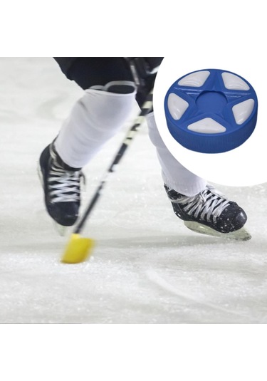 Homyl Buz Hokeyi Topu Açık Hava Yedek Oyun Sporları Mavi Mavi