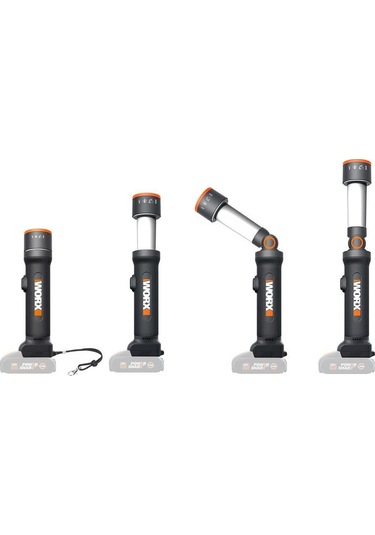 Worx Wx027.9 20volt 510 Lümen Çok Fonksiyonlu Led Fener Akü Dahil Değildir Fr Wx027.9