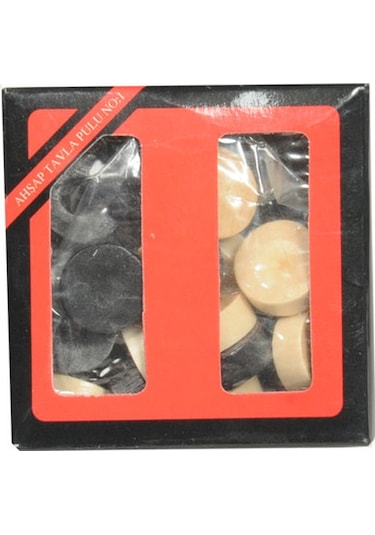 İthal Ahşap Tavla Pulu No:1 Minyon