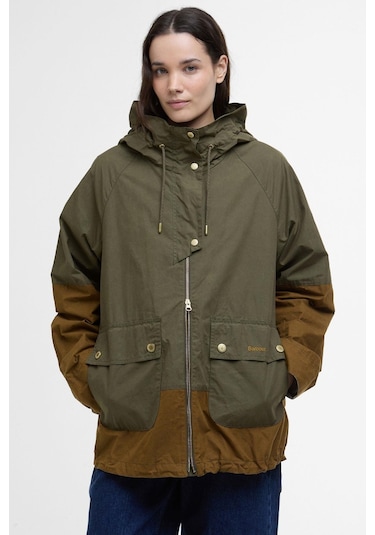 Barbour Hayley Showerproof Ceket Gn31 Dusky Green/breen/ancient Tartan Gn31 Dusky Green/breen/ancient Tartan Çok Renkli